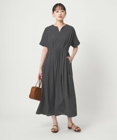 green label relaxing / グリーンレーベル リラクシング ロング・マキシ丈ワンピース | Breeze Cool ワンピース マシンウォッシャブル 通気性 UVカット