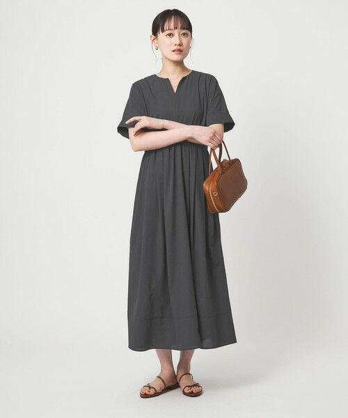 green label relaxing / グリーンレーベル リラクシング ロング・マキシ丈ワンピース | Breeze Cool ワンピース マシンウォッシャブル 通気性 UVカット | 詳細1