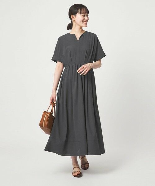 green label relaxing / グリーンレーベル リラクシング ロング・マキシ丈ワンピース | Breeze Cool ワンピース マシンウォッシャブル 通気性 UVカット | 詳細2