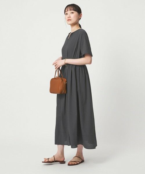 green label relaxing / グリーンレーベル リラクシング ロング・マキシ丈ワンピース | Breeze Cool ワンピース マシンウォッシャブル 通気性 UVカット | 詳細3