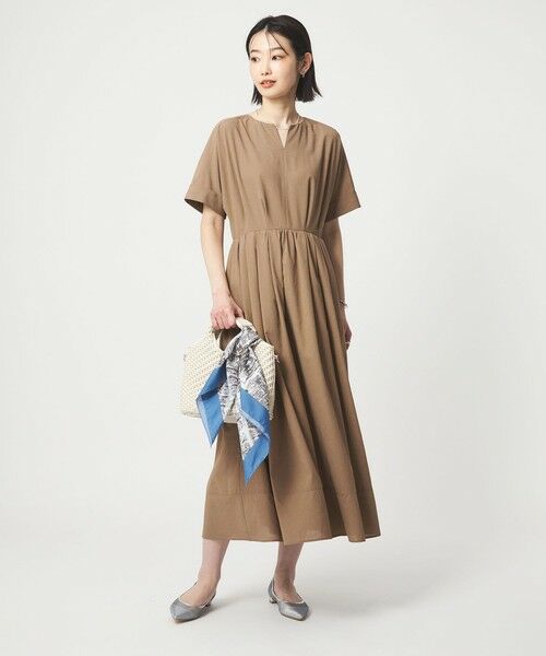 green label relaxing / グリーンレーベル リラクシング ロング・マキシ丈ワンピース | Breeze Cool ワンピース マシンウォッシャブル 通気性 UVカット | 詳細6