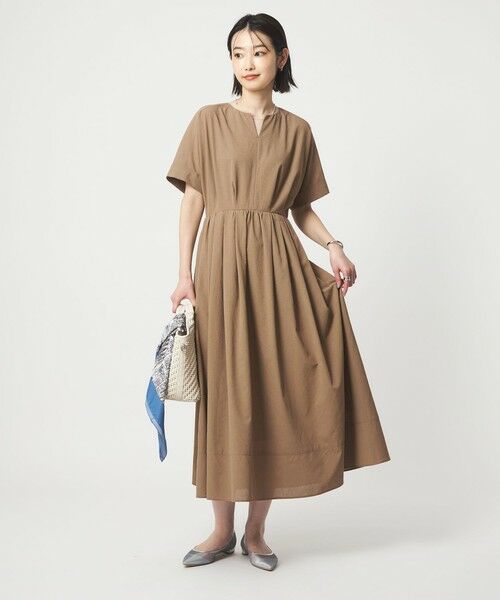 green label relaxing / グリーンレーベル リラクシング ロング・マキシ丈ワンピース | Breeze Cool ワンピース マシンウォッシャブル 通気性 UVカット | 詳細8
