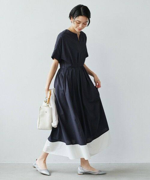 green label relaxing / グリーンレーベル リラクシング ロング・マキシ丈ワンピース | Breeze Cool ワンピース マシンウォッシャブル 通気性 UVカット | 詳細22
