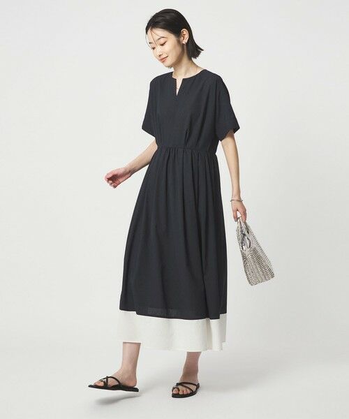 green label relaxing / グリーンレーベル リラクシング ロング・マキシ丈ワンピース | Breeze Cool ワンピース マシンウォッシャブル 通気性 UVカット | 詳細18