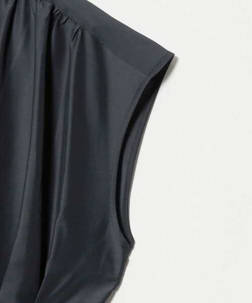 green label relaxing / グリーンレーベル リラクシング ロング・マキシ丈ワンピース | シアー タック フレア フレンチスリーブ ワンピース | 詳細15