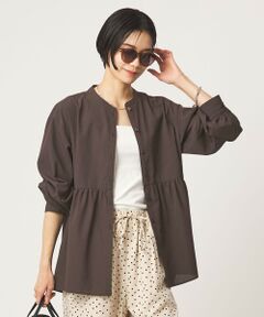 green label relaxing / グリーンレーベル リラクシング シャツ・ブラウス | ［size SHORTあり］ペプラム ブラウス マシンウォッシャブル 吸水速乾 通気性 UVカット