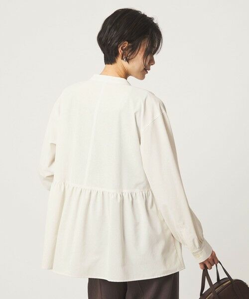 green label relaxing / グリーンレーベル リラクシング シャツ・ブラウス | ［size SHORTあり］ペプラム ブラウス マシンウォッシャブル 吸水速乾 通気性 UVカット | 詳細3