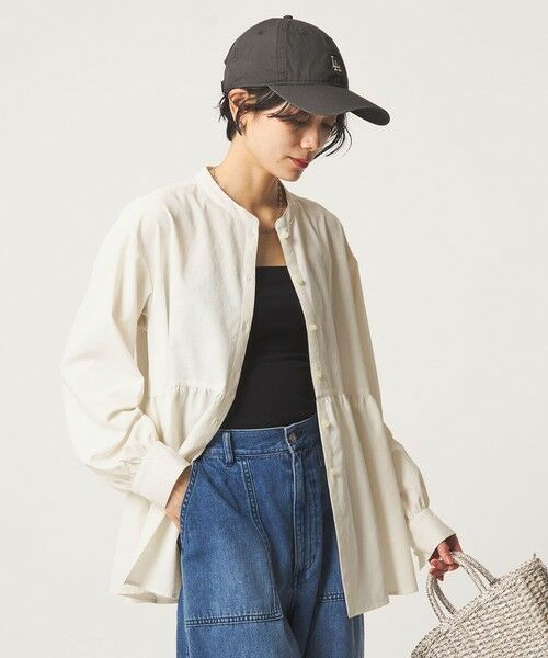 green label relaxing / グリーンレーベル リラクシング シャツ・ブラウス | ［size SHORTあり］ペプラム ブラウス マシンウォッシャブル 吸水速乾 通気性 UVカット | 詳細6