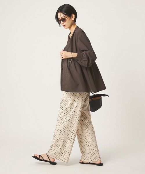 green label relaxing / グリーンレーベル リラクシング シャツ・ブラウス | ［size SHORTあり］ペプラム ブラウス マシンウォッシャブル 吸水速乾 通気性 UVカット | 詳細14