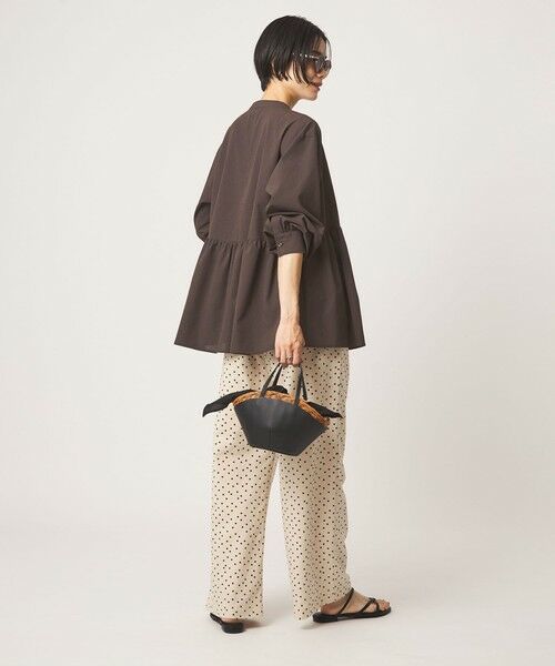 green label relaxing / グリーンレーベル リラクシング シャツ・ブラウス | ［size SHORTあり］ペプラム ブラウス マシンウォッシャブル 吸水速乾 通気性 UVカット | 詳細15