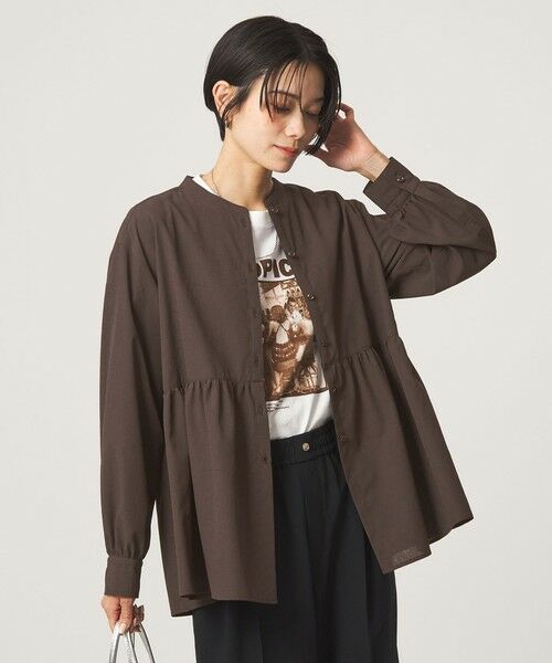 green label relaxing / グリーンレーベル リラクシング シャツ・ブラウス | ［size SHORTあり］ペプラム ブラウス マシンウォッシャブル 吸水速乾 通気性 UVカット | 詳細17