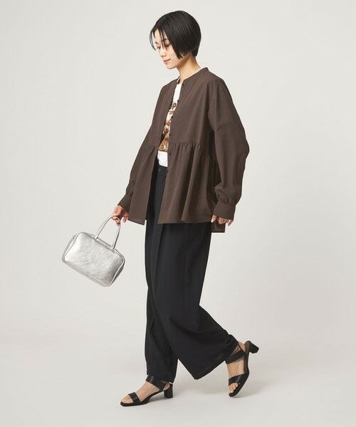 green label relaxing / グリーンレーベル リラクシング シャツ・ブラウス | ［size SHORTあり］ペプラム ブラウス マシンウォッシャブル 吸水速乾 通気性 UVカット | 詳細19