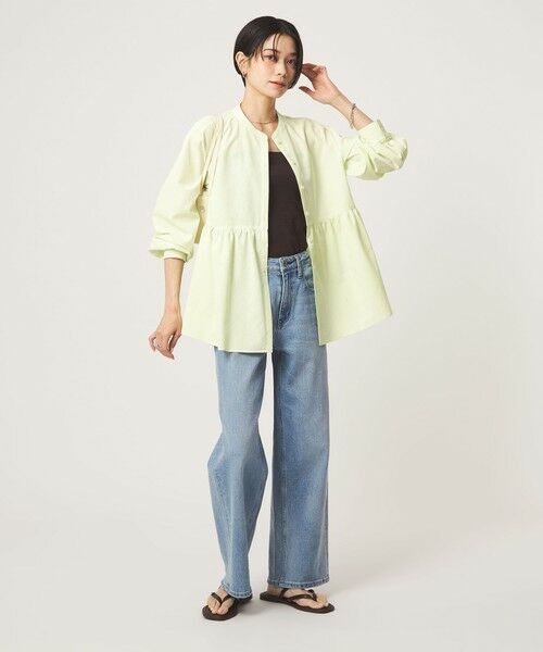 green label relaxing / グリーンレーベル リラクシング シャツ・ブラウス | ［size SHORTあり］ペプラム ブラウス UVカット 通気性 吸水速乾 | 詳細19