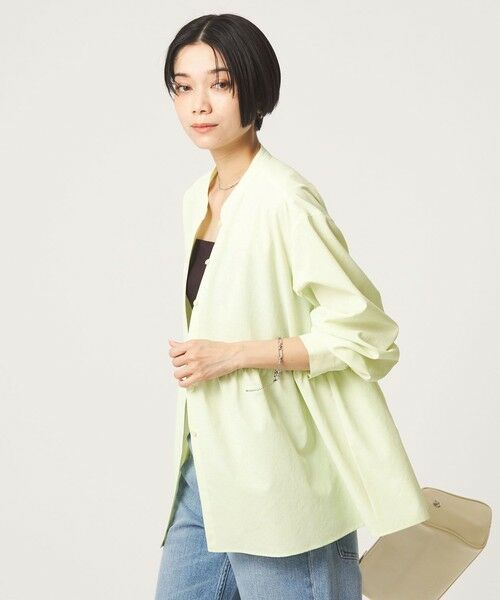 green label relaxing / グリーンレーベル リラクシング シャツ・ブラウス | ［size SHORTあり］ペプラム ブラウス マシンウォッシャブル 吸水速乾 通気性 UVカット | 詳細20