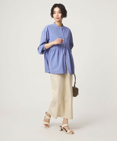 green label relaxing / グリーンレーベル リラクシング シャツ・ブラウス | ［size SHORTあり］ペプラム ブラウス マシンウォッシャブル 吸水速乾 通気性 UVカット | 詳細25