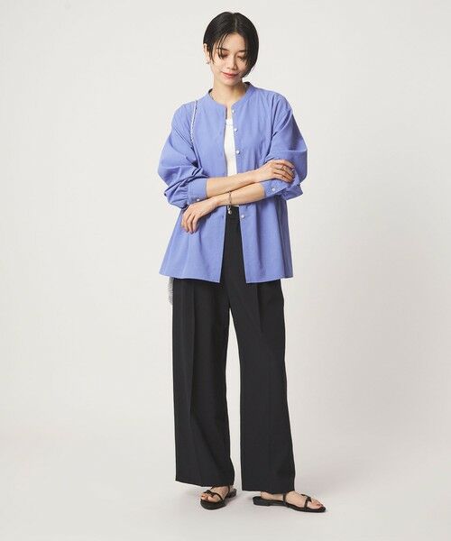 green label relaxing / グリーンレーベル リラクシング シャツ・ブラウス | ［size SHORTあり］ペプラム ブラウス マシンウォッシャブル 吸水速乾 通気性 UVカット | 詳細28