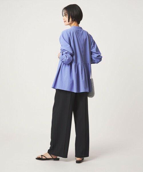 green label relaxing / グリーンレーベル リラクシング シャツ・ブラウス | ［size SHORTあり］ペプラム ブラウス マシンウォッシャブル 吸水速乾 通気性 UVカット | 詳細30