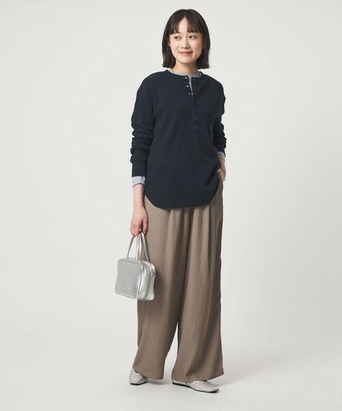 green label relaxing / グリーンレーベル リラクシング その他パンツ | 【WEB限定】＜at ease＞ドロスト ワイド パンツ | 詳細12