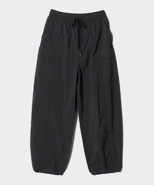 green label relaxing / グリーンレーベル リラクシング カーゴパンツ | バルーン カーゴ パンツ  UVカット（BLACK）