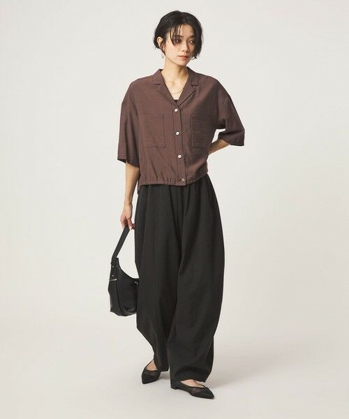 green label relaxing / グリーンレーベル リラクシング その他パンツ | 【WEB限定】＜at ease＞カーブ パンツ マシンウォッシャブル ストレッチ UVカット | 詳細3