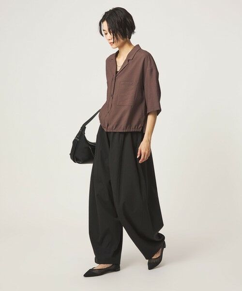 green label relaxing / グリーンレーベル リラクシング その他パンツ | 【WEB限定】＜at ease＞カーブ パンツ マシンウォッシャブル ストレッチ UVカット | 詳細4
