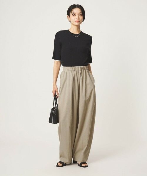 green label relaxing / グリーンレーベル リラクシング その他パンツ | 【WEB限定】＜at ease＞カーブ パンツ マシンウォッシャブル ストレッチ UVカット | 詳細9