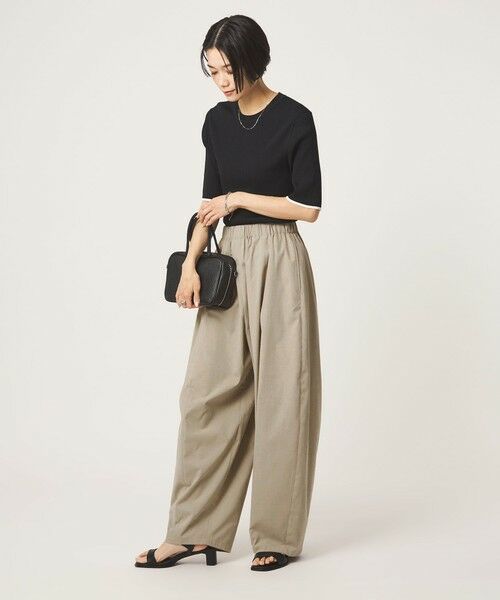 green label relaxing / グリーンレーベル リラクシング その他パンツ | 【WEB限定】＜at ease＞カーブ パンツ マシンウォッシャブル ストレッチ UVカット | 詳細10