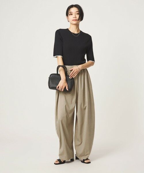 green label relaxing / グリーンレーベル リラクシング その他パンツ | 【WEB限定】＜at ease＞カーブ パンツ マシンウォッシャブル ストレッチ UVカット | 詳細11