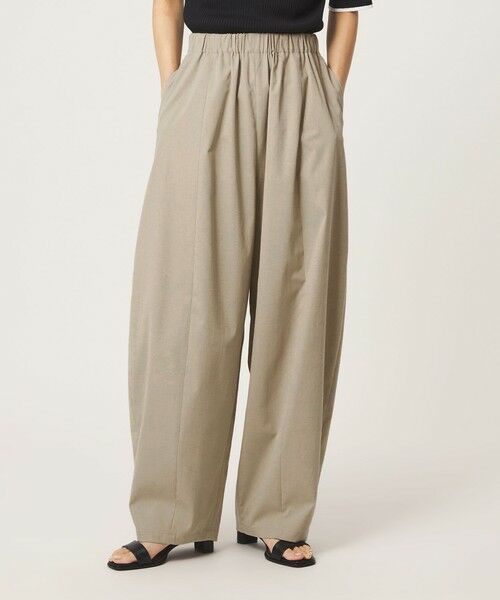 green label relaxing / グリーンレーベル リラクシング その他パンツ | 【WEB限定】＜at ease＞カーブ パンツ マシンウォッシャブル ストレッチ UVカット（BEIGE）