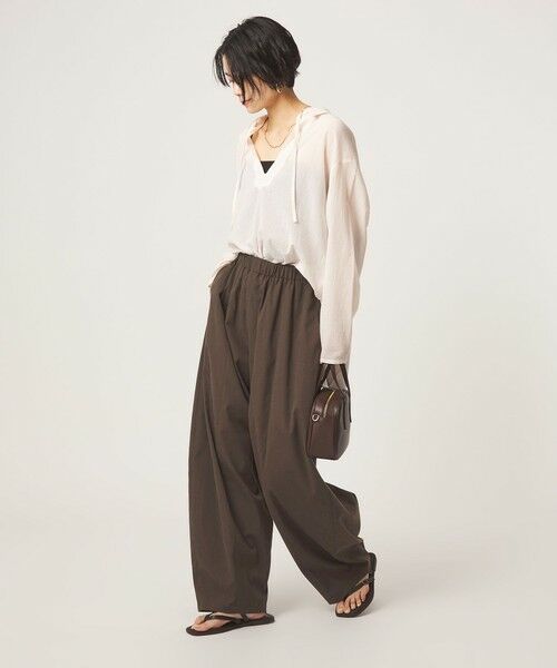 green label relaxing / グリーンレーベル リラクシング その他パンツ | 【WEB限定】＜at ease＞カーブ パンツ マシンウォッシャブル ストレッチ UVカット | 詳細23