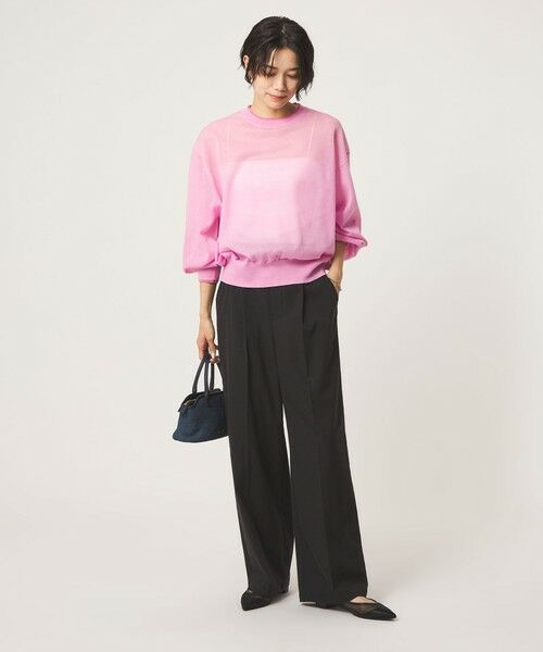 green label relaxing / グリーンレーベル リラクシング その他パンツ | 【WEB限定】＜at ease＞オルマイ ワイド パンツ ストレッチ UVカット | 詳細2