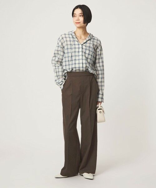 green label relaxing / グリーンレーベル リラクシング その他パンツ | 【WEB限定】＜at ease＞オルマイ ワイド パンツ ストレッチ UVカット | 詳細11