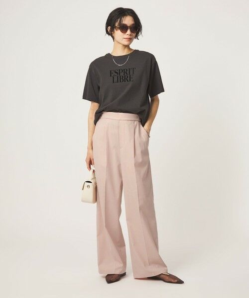 green label relaxing / グリーンレーベル リラクシング その他パンツ | 【WEB限定】＜at ease＞オルマイ ワイド パンツ ストレッチ UVカット | 詳細25