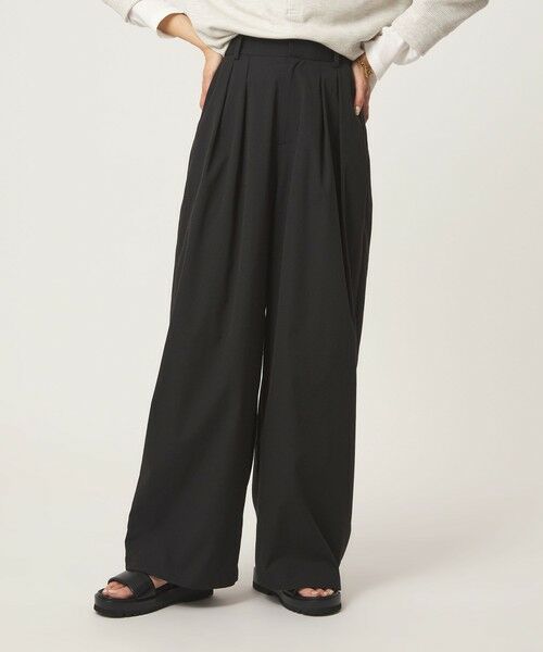 green label relaxing / グリーンレーベル リラクシング スラックス・ドレスパンツ | 【WEB限定】＜at ease＞オルマイ スラックス ストレッチ UVカット | 詳細2