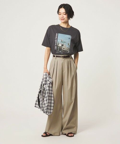 green label relaxing / グリーンレーベル リラクシング スラックス・ドレスパンツ | 【WEB限定】＜at ease＞オルマイ スラックス ストレッチ UVカット | 詳細7