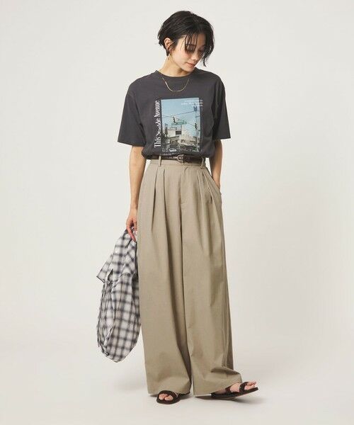 green label relaxing / グリーンレーベル リラクシング スラックス・ドレスパンツ | 【WEB限定】＜at ease＞オルマイ スラックス ストレッチ UVカット | 詳細8