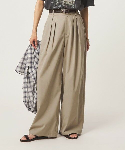 green label relaxing / グリーンレーベル リラクシング スラックス・ドレスパンツ | 【WEB限定】＜at ease＞オルマイ スラックス ストレッチ UVカット | 詳細6