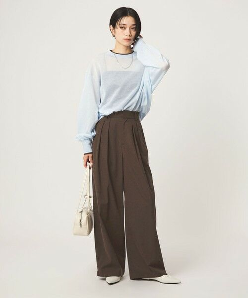green label relaxing / グリーンレーベル リラクシング スラックス・ドレスパンツ | 【WEB限定】＜at ease＞オルマイ スラックス ストレッチ UVカット | 詳細12