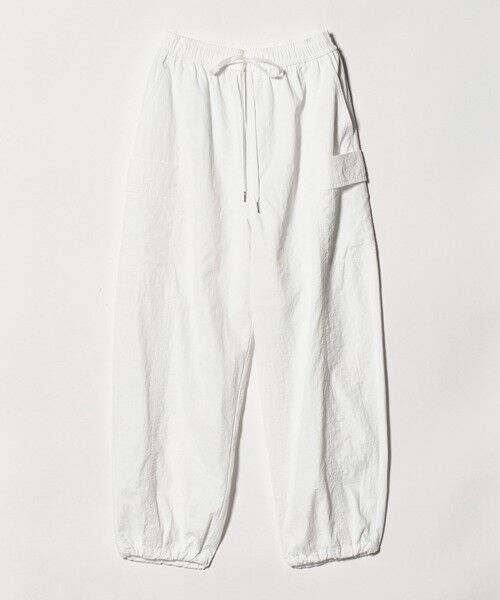 green label relaxing / グリーンレーベル リラクシング カーゴパンツ | バルーン カーゴ パンツ オフホワイト  UVカット（OFF WHITE）