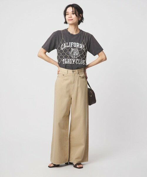 green label relaxing / グリーンレーベル リラクシング デニムパンツ | ＜スタイリスト兵藤千尋さんコラボ＞ワイド ライト デニム 接触冷感 | 詳細14