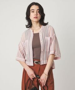 green label relaxing / グリーンレーベル リラクシング シャツ・ブラウス | 100/2 ポケット ストライプ シャツ