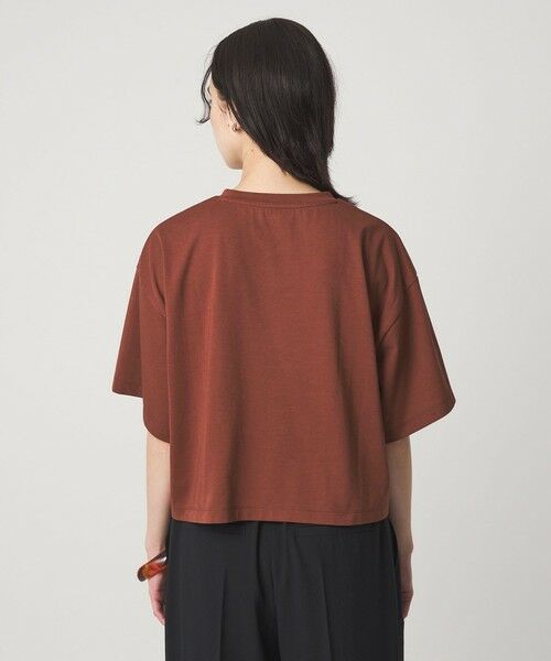green label relaxing / グリーンレーベル リラクシング Tシャツ | ＜スタイリスト兵藤千尋さんコラボ＞クロップド ワイド Tシャツ UVカット | 詳細22