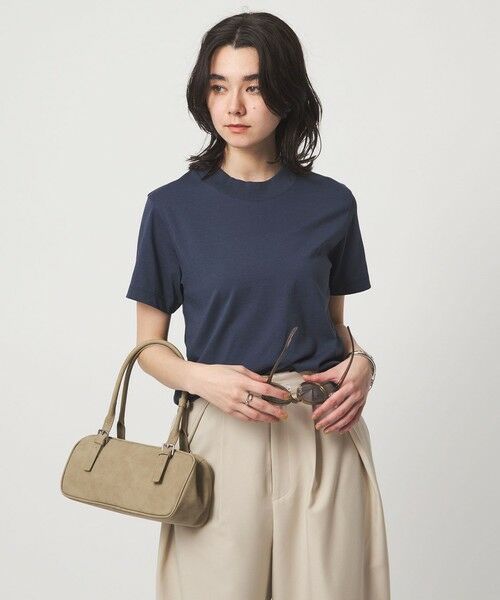 green label relaxing / グリーンレーベル リラクシング Tシャツ | ＜スタイリスト兵藤千尋さんコラボ＞ワイドネック Tシャツ UVカット | 詳細18