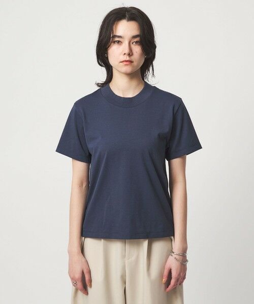green label relaxing / グリーンレーベル リラクシング Tシャツ | ＜スタイリスト兵藤千尋さんコラボ＞ワイドネック Tシャツ UVカット | 詳細21