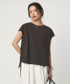 green label relaxing / グリーンレーベル リラクシング カットソー（半袖以外） | サイド ドロスト ノースリーブ カットソー