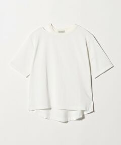 green label relaxing / グリーンレーベル リラクシング カットソー | デコルテスリット Tシャツ 吸水速乾