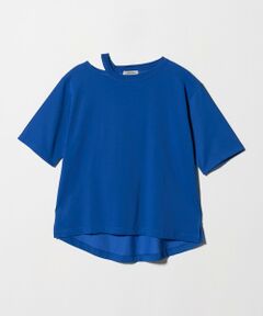 green label relaxing / グリーンレーベル リラクシング カットソー | デコルテスリット Tシャツ 吸水速乾