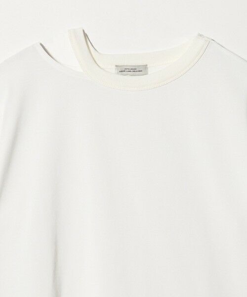 green label relaxing / グリーンレーベル リラクシング カットソー | デコルテスリット Tシャツ 吸水速乾 | 詳細1
