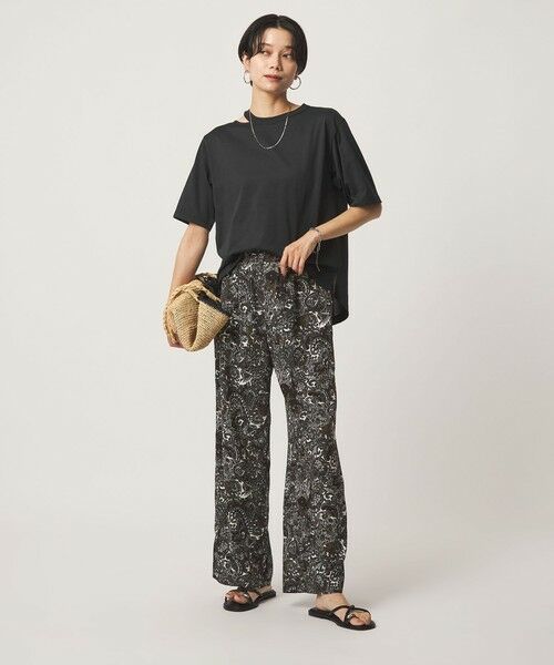 green label relaxing / グリーンレーベル リラクシング カットソー | デコルテスリット Tシャツ 吸水速乾 | 詳細8