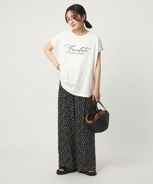 green label relaxing / グリーンレーベル リラクシング カットソー | 【WEB限定】＜at ease＞エンブロイダリー カットソー | 詳細3